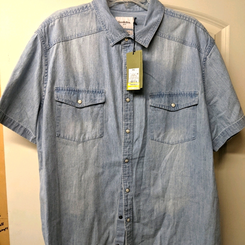 Light denim shirt mens